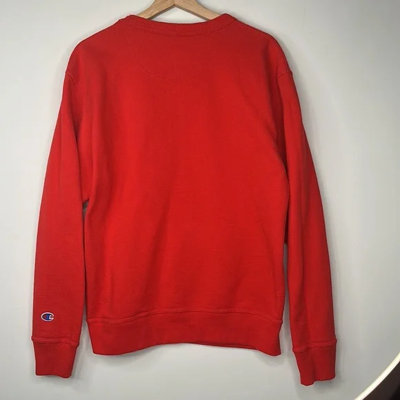 Champion Sweatshirt Mens Size M Red - Picture 2 of 9